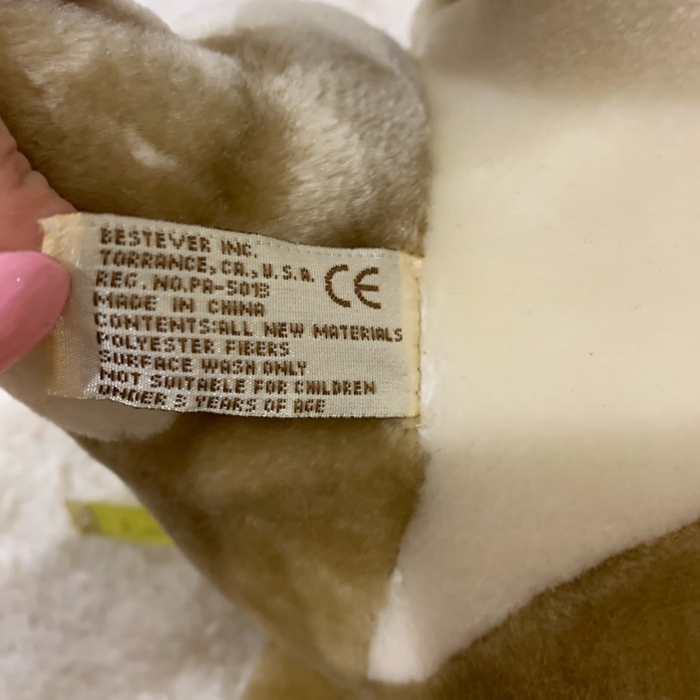 Bestever English Bulldog plush stuffed toy dog - Picture 7 of 8